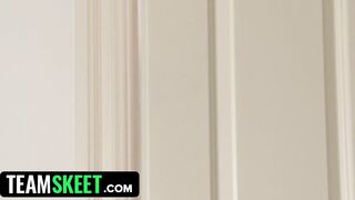 Big Titty Step Mom Crystal Rush Lets Horny Step Son Pounds Her From Behind - TeamSkeet Classics