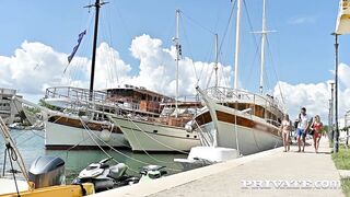 Porn2all - New Veronica Leal and Candee Licious Star in a DP Orgy on the High Seas