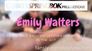 Porn2all - New Aaliyah Yasin Maid Catches Her Bosses In The Act With Emily Walters