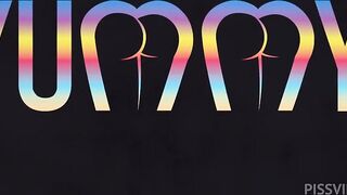 LegalPorno Double penetration pee drinking orgy with eight big studs on the four brasilian hotties Vitoria Beatriz Larissa Leite Kyra Sex and Victoria Diaz