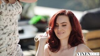 VIXEN Octavia Red And Freya Parker Have Intense Threesome