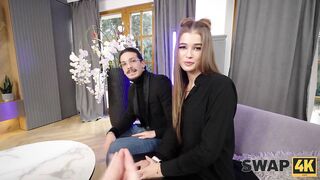 New We Tricked This Guy and Fucked His Wife - Olivia Sparkle & Veronica Leal - Swap4k