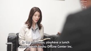 NewK-cup Secretary Gets Licked And Violated By Her Slug-like Boss Until She Cums Hikaru Nagi