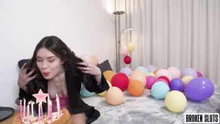 New ON MY BIRTHDAY I WANT ANAL - The Best Gift I Can Possibly Imagine - Princess Alice - BrokenSluts