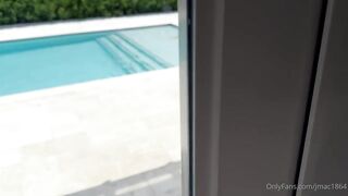 New OnlyFans Lillian Phillips & JMac Outdoor Pool Fuck 2024