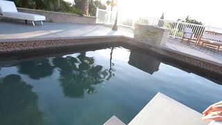 New Emma Hix Anal Fucking By The Pool